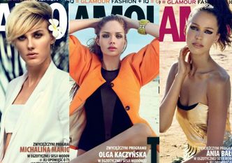 3 OKŁADKI Glamour z "Top modelkami"! (FOTO)