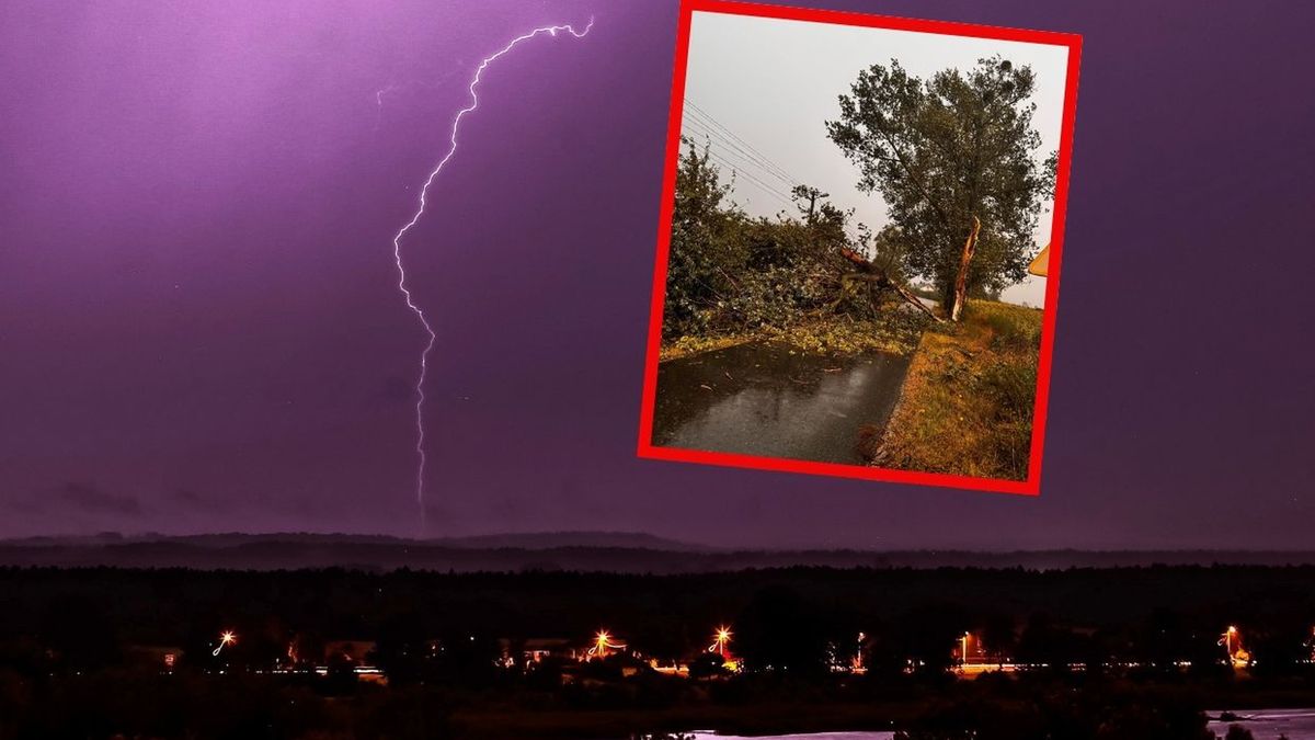 Burze nad Polską. Zalane drogi, zerwane dachy. 421 interwencji straży