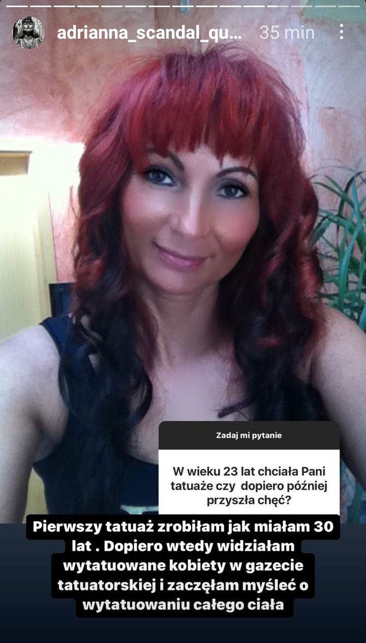 Zdjęcia Adrianny Eisenbach z czasów młodości 