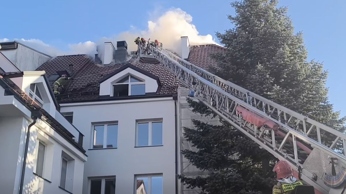 W poniedziałek rano zapalił się