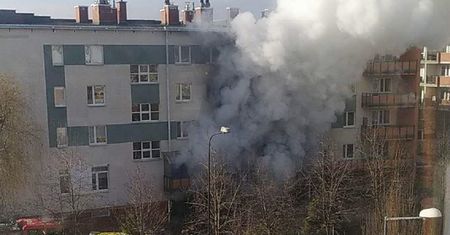 Pożar bloku przy ul. Relaksowej w Lublinie. Nadzór budowlany wyłączył z użytkowania część mieszkań