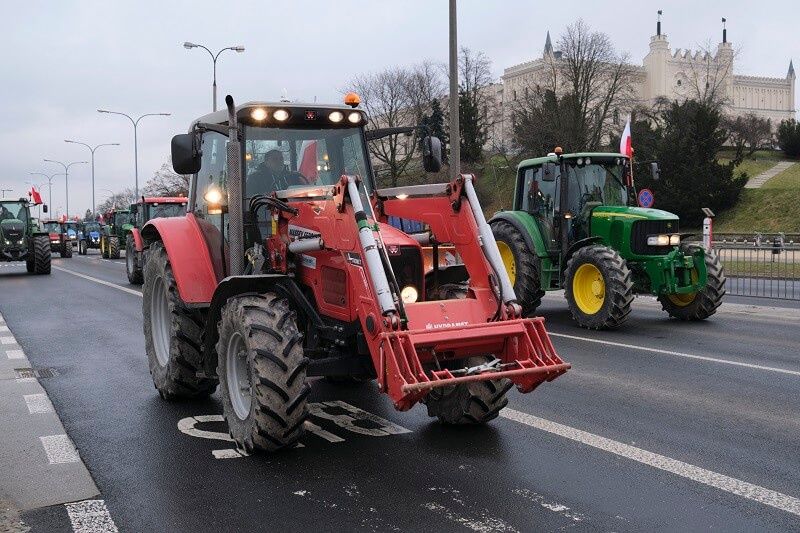 protest rolników agrounia lublin