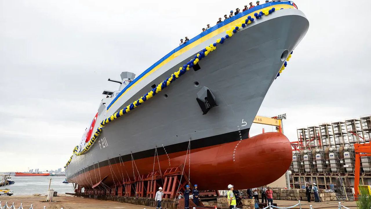 Hetman Iwan Mazepa during launching in 2022.