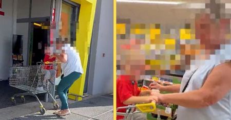 Zareagował na agresję wobec dziecka przed marketem. W sieci zawrzało