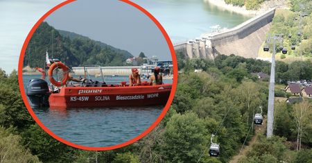 Śmierć na zaporze w Solinie. Ciało mężczyzny wydobyte z jeziora