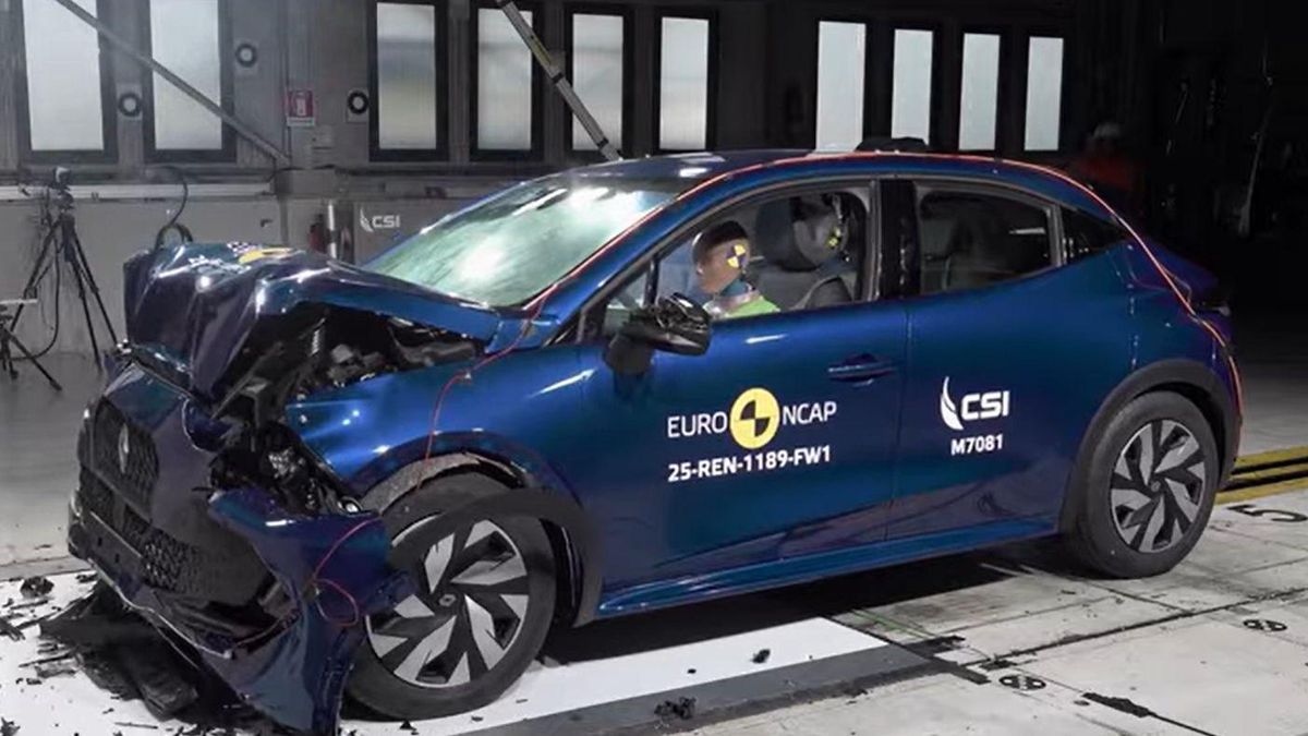 Test zderzeniowy Renault Clio