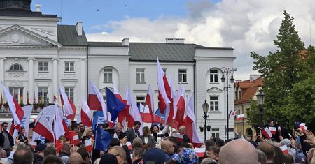 Trzaskowski na wiecu w Płocku: te wybory prezydenckie będą przede wszystkim o wartościach