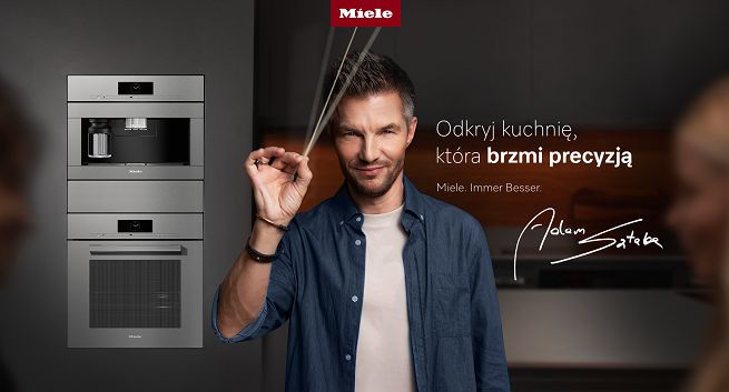 Adam Sztaba reklamuje Miele
