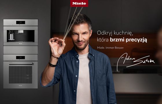 Adam Sztaba reklamuje Miele