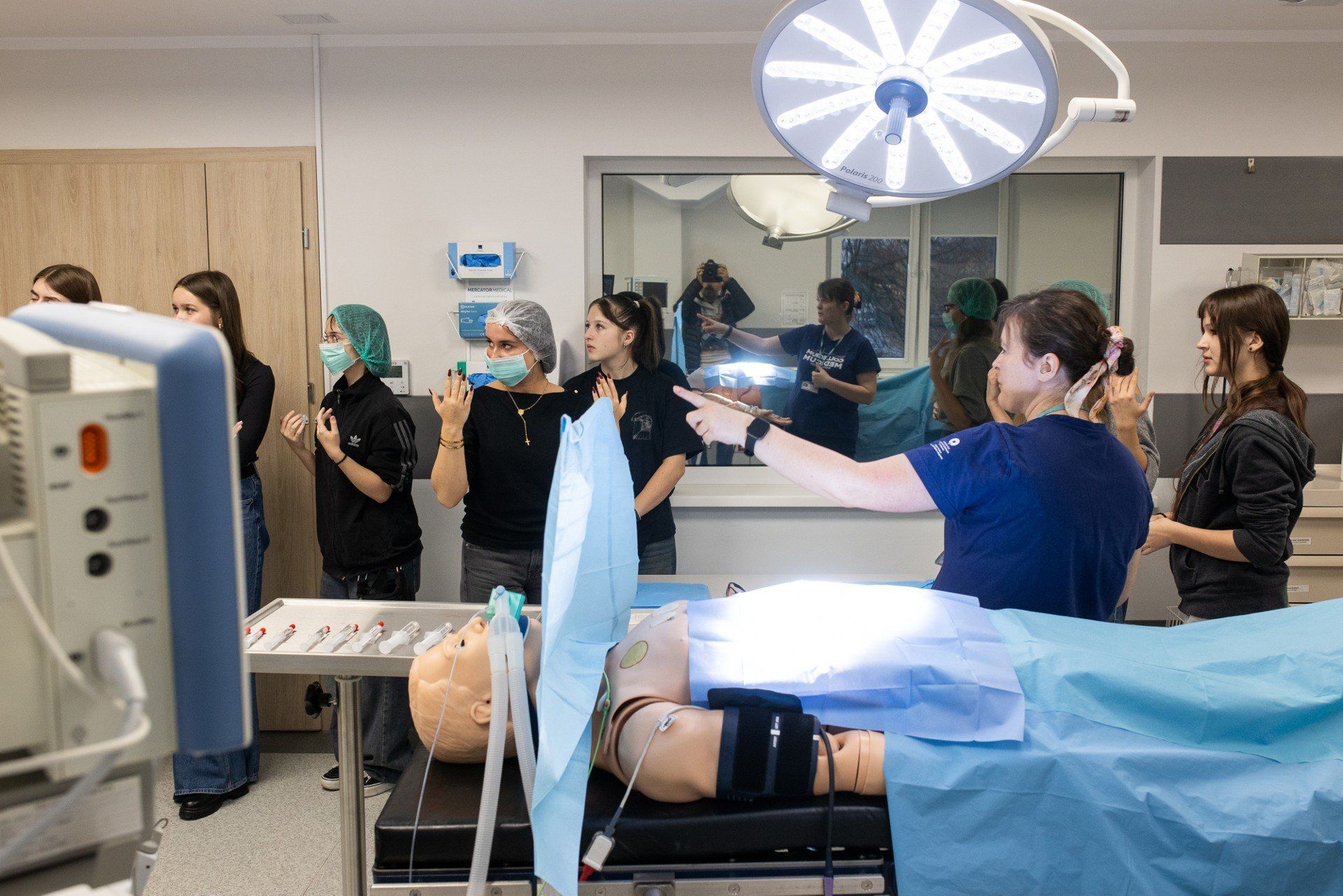 Tak wyglądały warsztaty w Centrum Symulacji Medycznych Collegium Medicum UMK, które odbyły się w ramach Bydgoskiego Festiwalu Nauki.