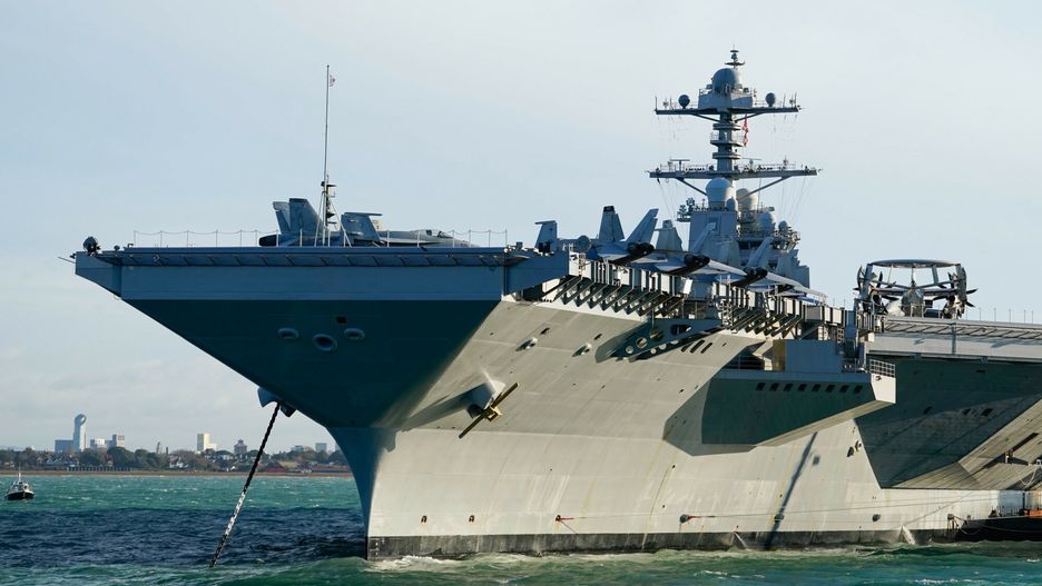 Do portu w Splicie zawinął największy na świecie lotniskowiec, USS Gerald R. Ford.