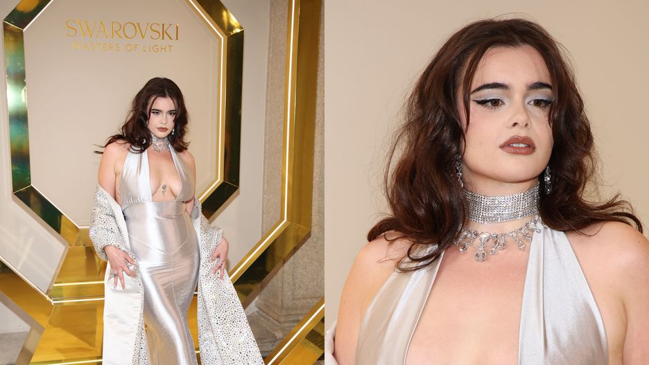 Barbie Ferreira na wystawie Swarovskiego