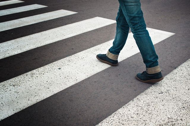 Potrącenie na przejściu dla pieszych