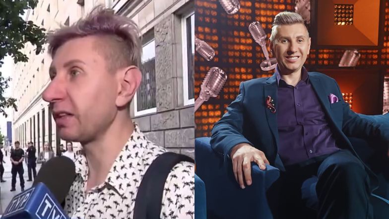 "Przypadkowy przechodzień" z TVP jest aktorem. "Realizowałem zlecenie"