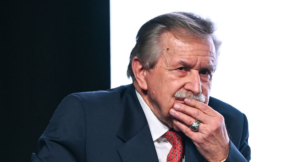 KRAKOW, POLAND - NOVEMBER 27:   
Leon Komornicki, retired Major General of the Polish Army, participates in the panel discussion 'Geopolitical Challenges and Threats to Poland's Independence: Russia's Aggression Against Ukraine and a Resilient State' during the 1st National Congress, 'The Defense System of the Republic: A Safe Poland and Citizens,' on November 27, 2024 in Krakow, Poland. (Photo by Artur Widak/NurPhoto via Getty Images)