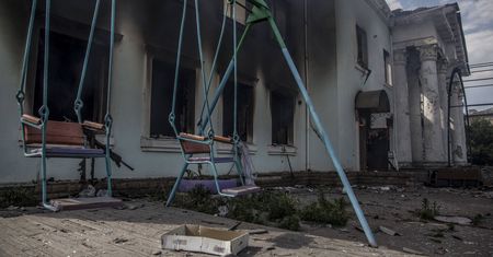 Dramatyczne zdjęcie. Tak wyglądał Dzień Ojca w okolicach Ługańska