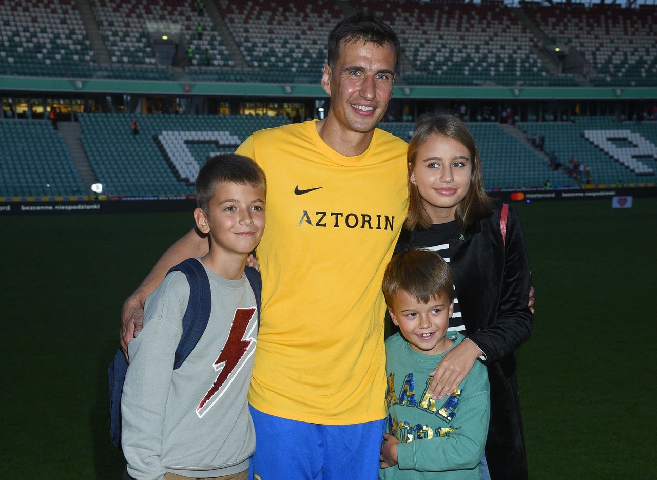 Oliwia Bieniuk z rodziną
