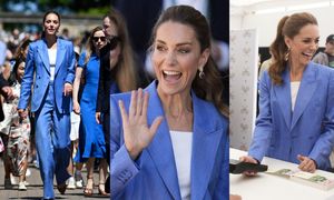 Elegancka, ale wyluzowana księżna Kate przybyła na Wimbledon. Zobaczy dziś mecz Igi Świątek? (ZDJĘCIA)
