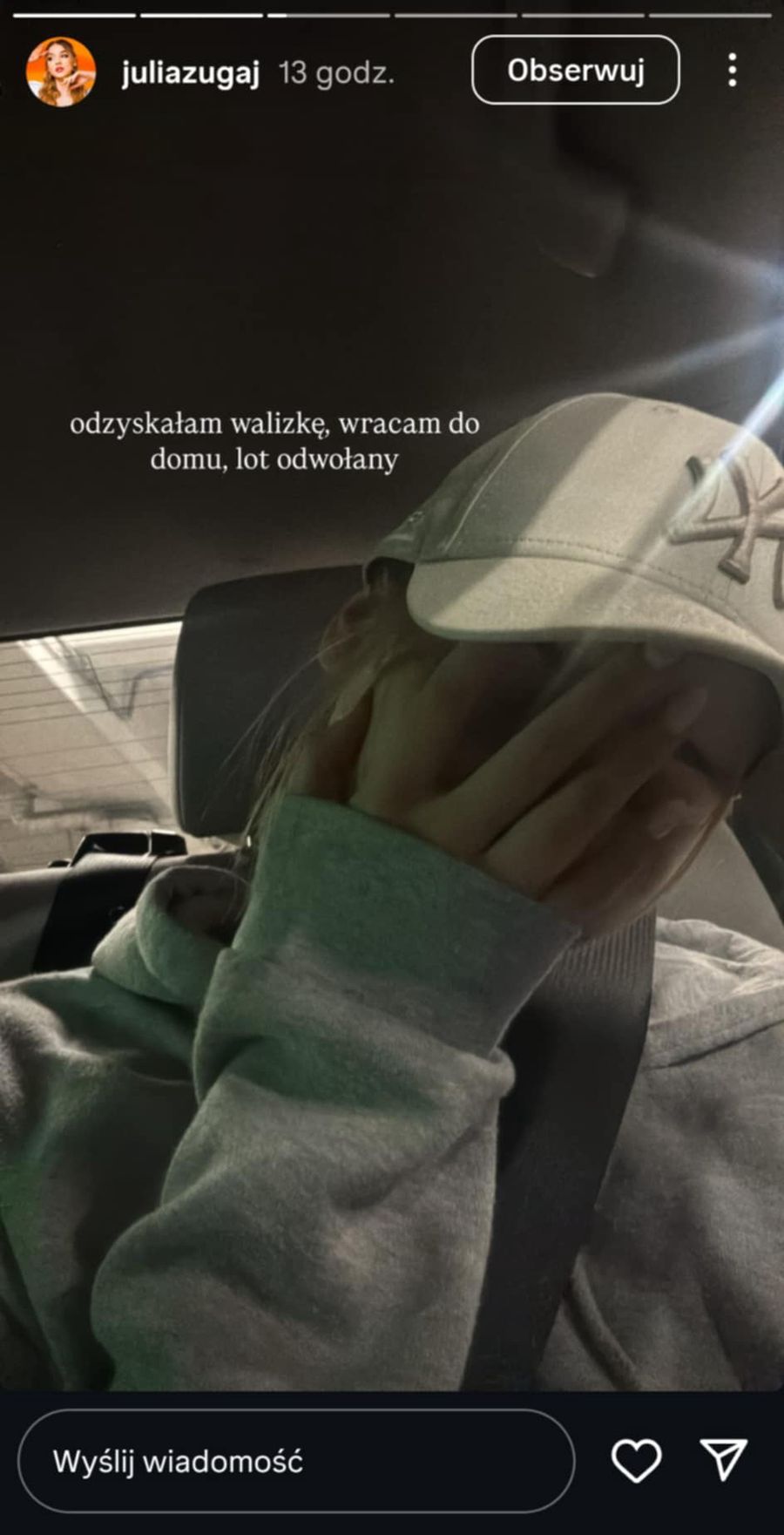 Julia Żugaj przeżyła horror na lotnisku. "Zasnęłam ze zmęczenia"