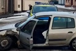 Pijany za kierownicą. Staranował znaki i płot