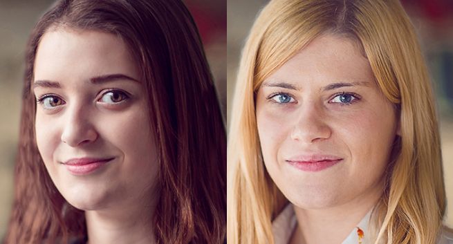 Zuzanna Motaska i Joanna Stryczniewicz w 365 PR