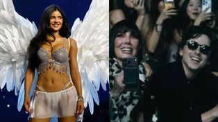 Kylie Jenner skradła show na pokazie Victoria's Secret w staniku za 50 MILIONÓW DOLARÓW.  Timothée Chalamet podziwiał ukochaną w towarzystwie TEŚCIOWEJ (ZDJĘCIA)