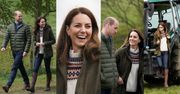 "Swojska" Kate Middleton bawi się z owcami i jeździ traktorem w kozakach za  2,5 tysiąca, które ma w szafie już od 17 lat (ZDJĘCIA)