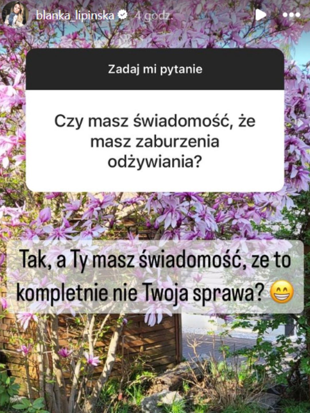 Odpowiedź Blanki 