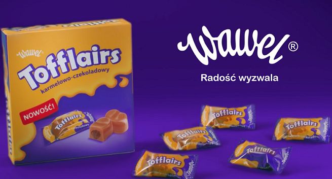 „I wszystko zaczyna się kleić!” - Wawel reklamuje cukierki Tofflairs (wideo)