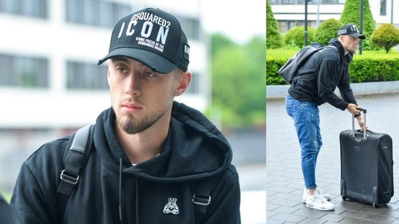 Piłkarze reprezentacji Polski w drodze na zgrupowanie