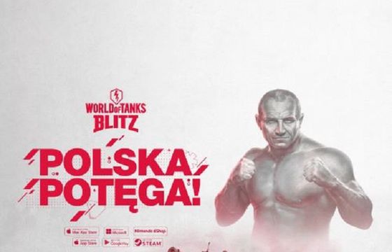 "Pudzian" reklamuje polskie czołgi w grze World Of Tanks Blitz