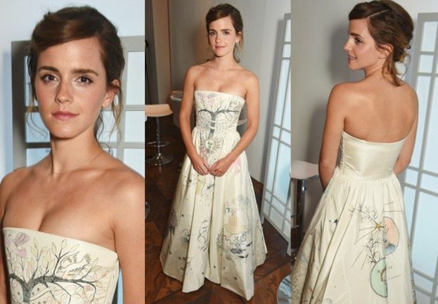 Emma Watson w "bajkowej" sukience Diora