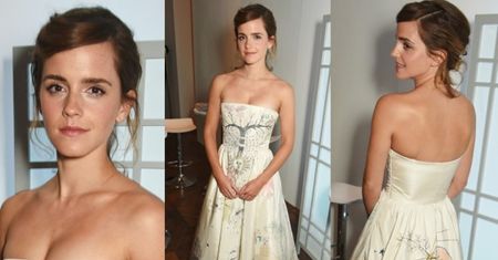 Emma Watson w "bajkowej" sukience Diora