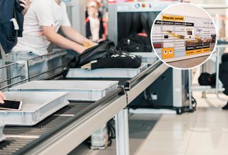 Paczkomat przy bramkach kontroli bezpieczeństwa na Lotnisku Chopina. Jest haczyk
