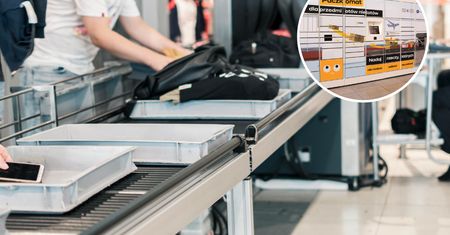 Paczkomat przy bramkach kontroli bezpieczeństwa na Lotnisku Chopina. Jest haczyk