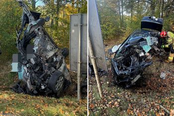 Chocianów – Parchów: Roztrzaskał się na  drzewie. Zginął na miejscu