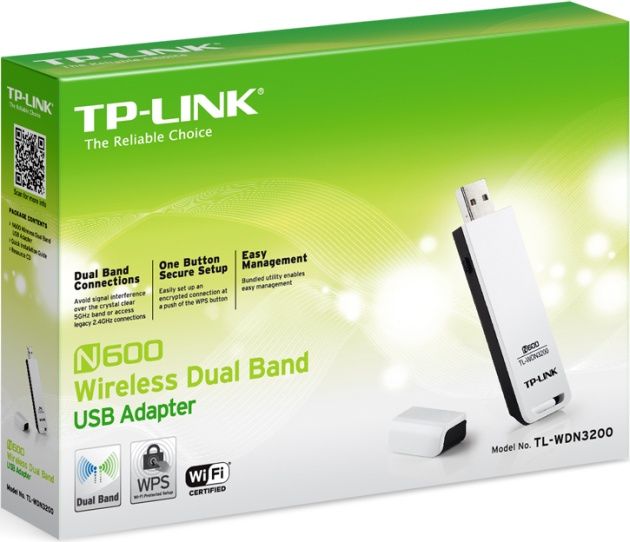 TP-Link TL-WDN3200 karta sieciowa USB pudełko