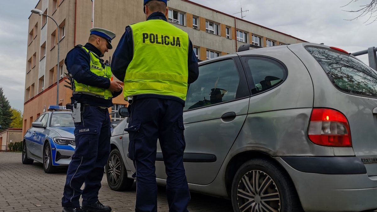 Kontrola policyjna kierowcy