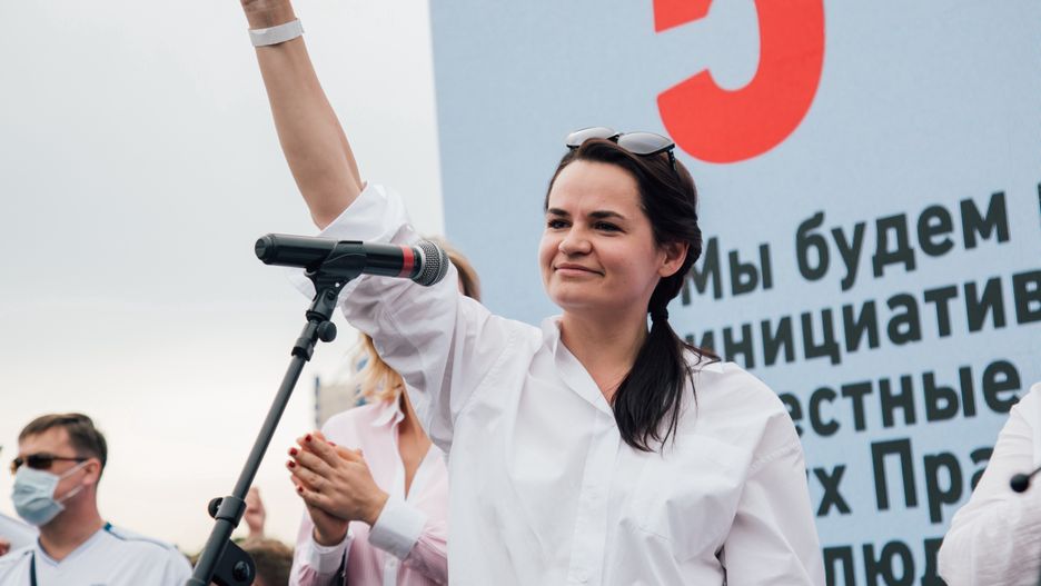 Swiatłana Cichanouska mówi o sytuacji na granicy polsko-białoruskiej