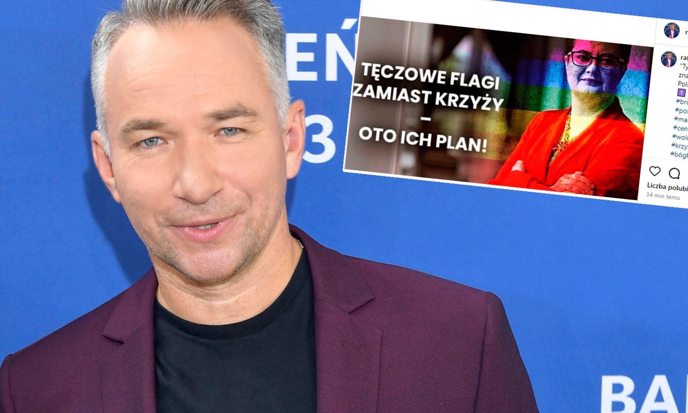 Rafał Patyra chce bronić Polski przed tęczowymi flagami