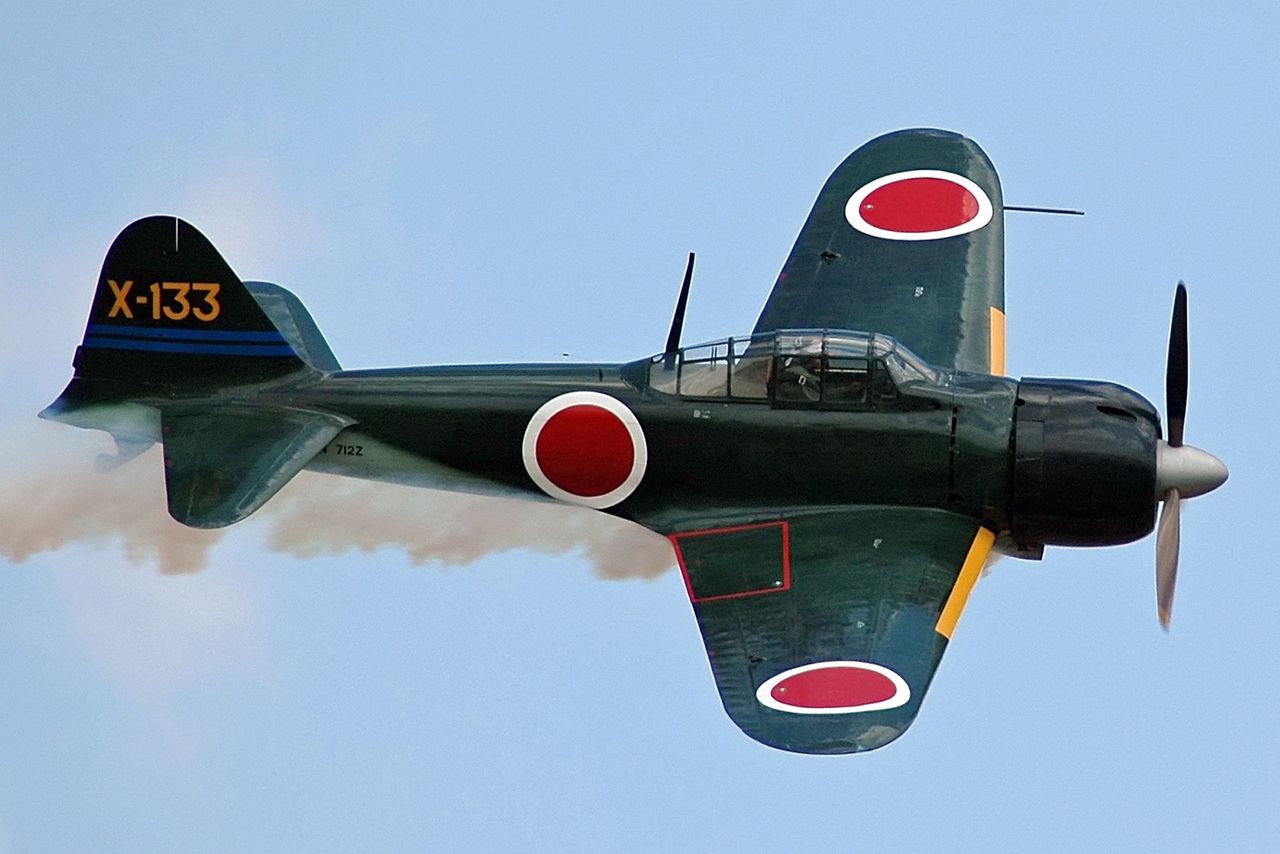 Replika samolotu Mitsubishi A6M3