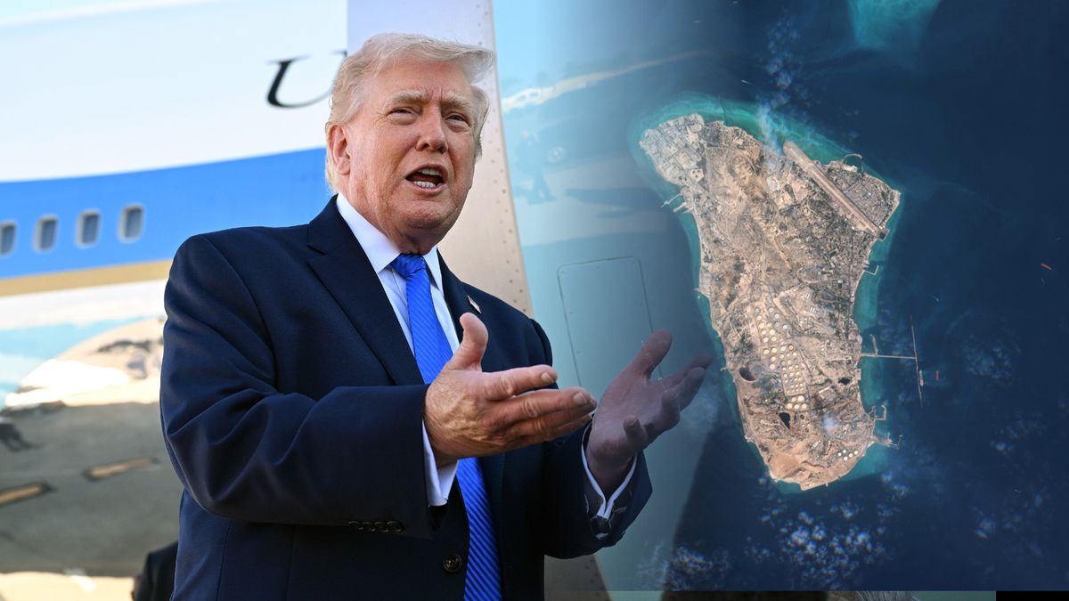 Donald Trump mówi o zajęciu wyspy Chark