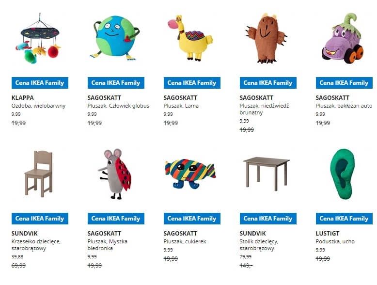 IKEA Lublin wyprzedaż produktów z kategorii Pokój dziecięcy