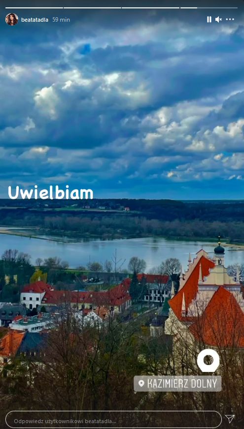 Beata Tadla z mężem świętują Wielkanoc w Kazimierzu nad Wisłą