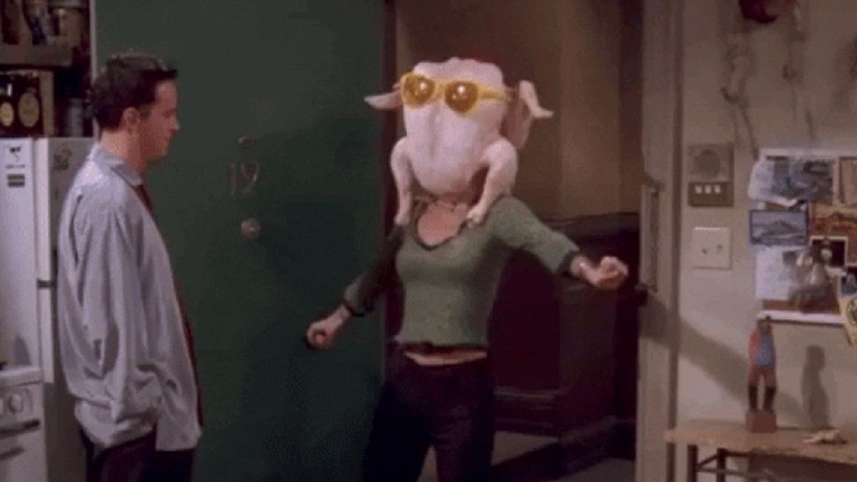 Courtney Cox mówi, jak nagrywali scenę z indykiem