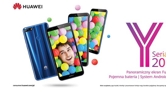 Huawei wprowadza smartfony Y dla młodych i seniorów, reklamy bez Lewandowskiego