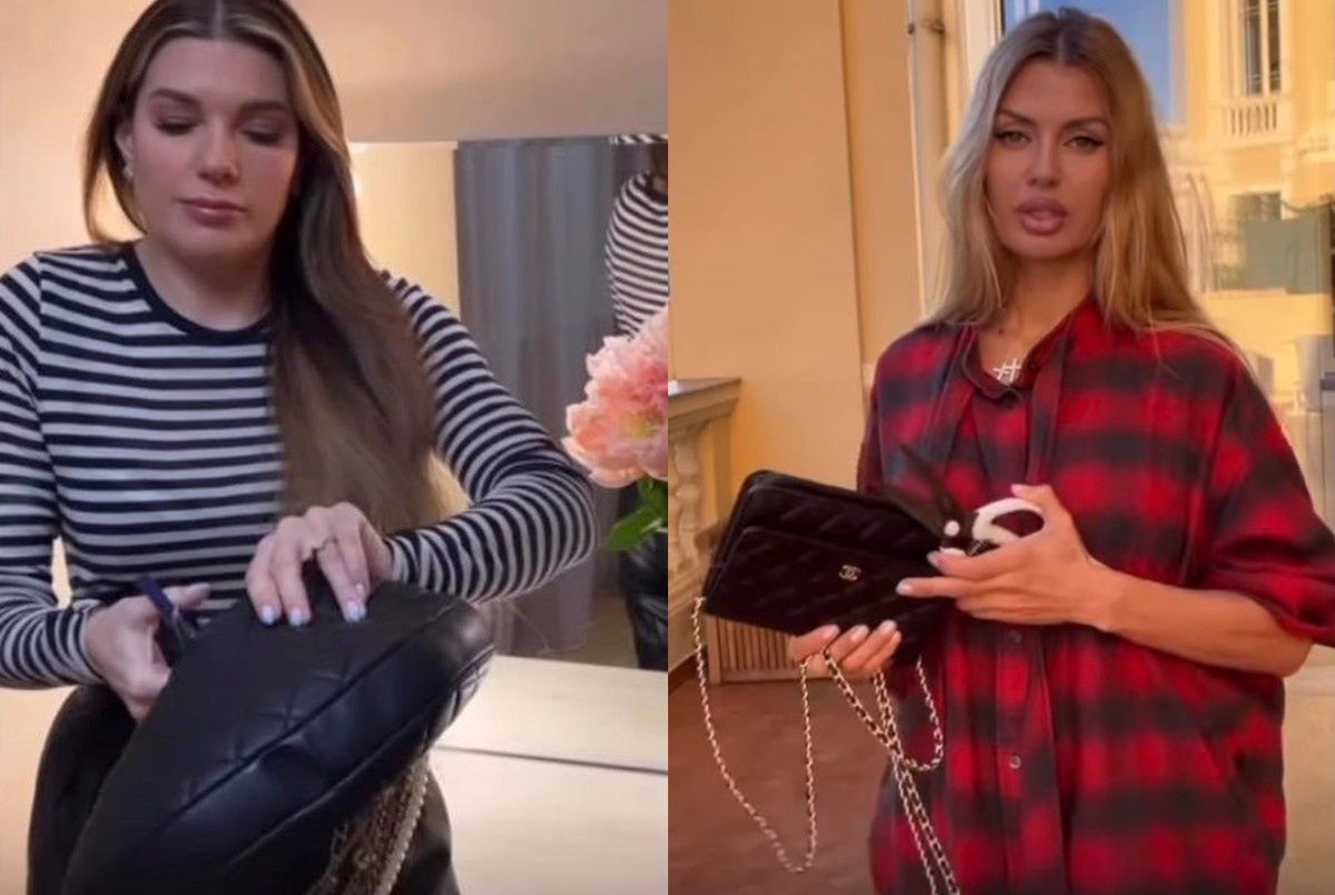 Rosyjskie influencerki tną torebki od Chanel 