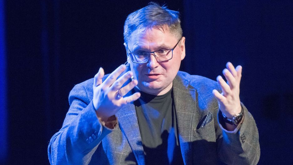 Ateistka Karolina Wigura kontra katolik Tomasz Terlikowski w Gda?sku
06.02.2023 Gdansk Gdanski Teatr Szekspirowski Bezradnosc Filozofa Ateistka kontra katolik z udzialem Tomasza Terlikowskiego i Karoliny Wigury
Fot. Wojciech Strozyk/REPORTER
N/z: Tomasz Terlikowski
Wojciech Strozyk/REPORTER