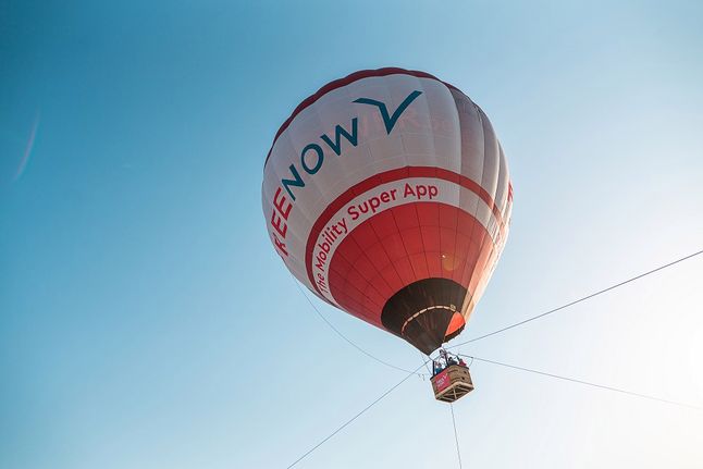 Przez trzy dni kliencie Free Now mogli zamówić lot balonem