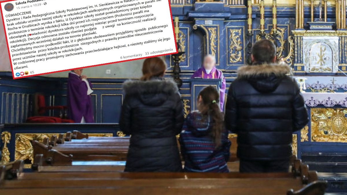 W tej szkole nie ma rekolekcji. "Staliśmy się ofiarami hejtu"